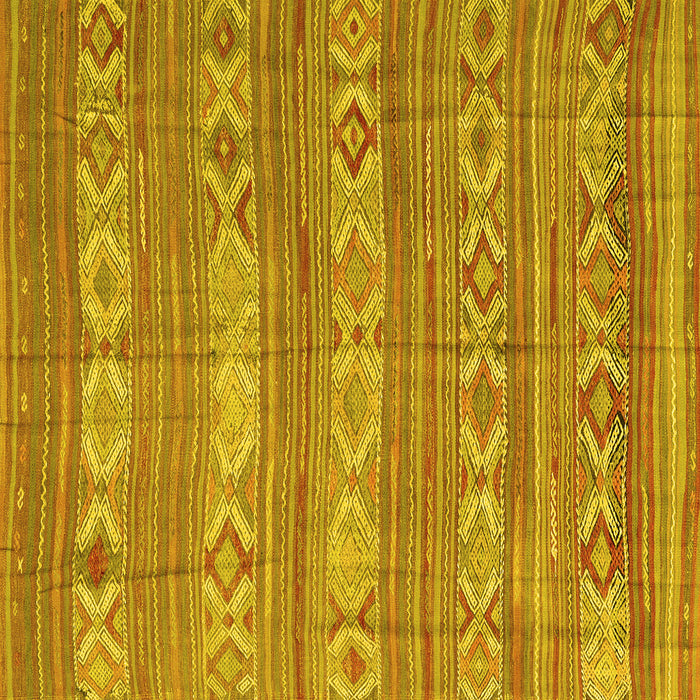 Square Machine Washable CON3075X Yellow CON3075X Rug, wshcon3075yw