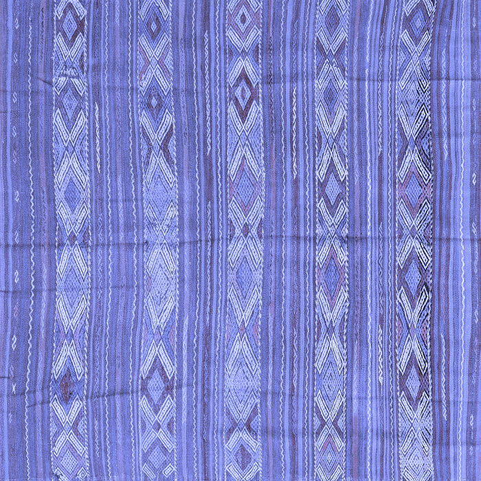 Square Machine Washable CON3075X Blue CON3075X Rug, wshcon3075blu