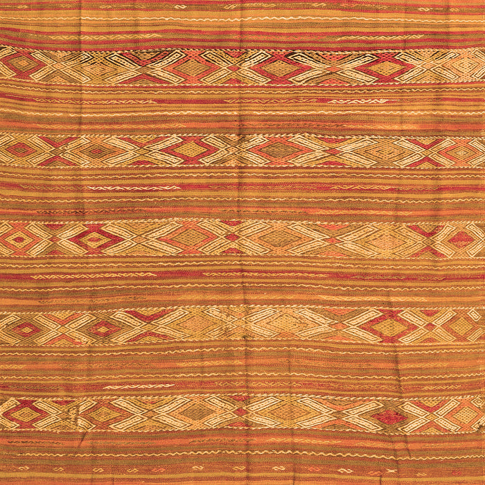 Round Machine Washable CON3075X Orange CON3075X Area Rugs, wshcon3075org