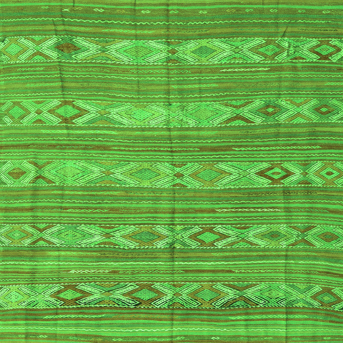 Round Machine Washable CON3075X Green CON3075X Area Rugs, wshcon3075grn