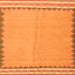 Round Machine Washable CON3076X Orange CON3076X Area Rugs, wshcon3076org