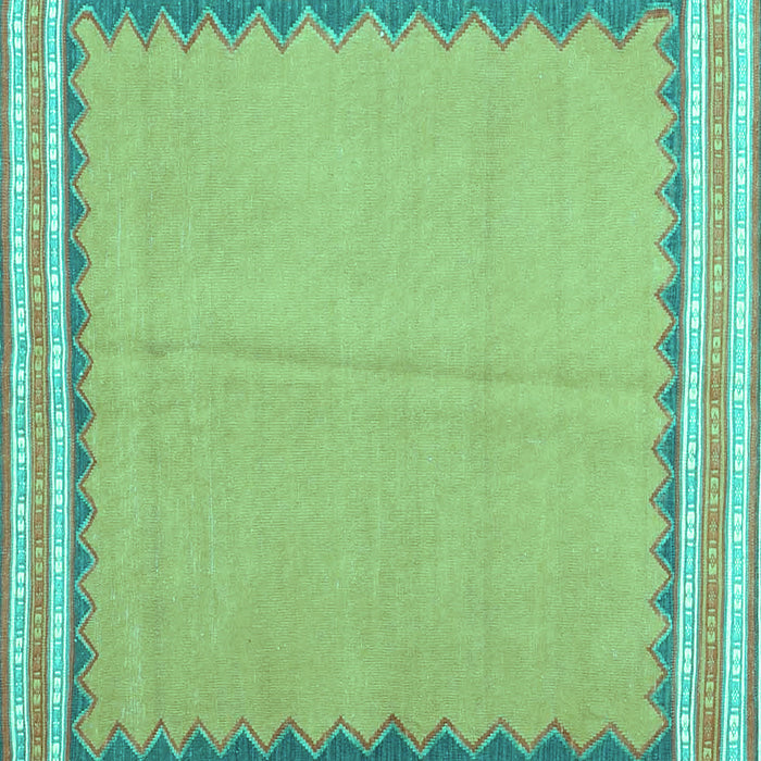 Square Machine Washable CON3076X Turquoise CON3076X Area Rugs, wshcon3076turq