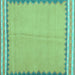 Square Machine Washable CON3076X Turquoise CON3076X Area Rugs, wshcon3076turq