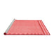 CON3076X Red Washable Rugs