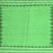 Square Machine Washable CON3076X Emerald Green CON3076X Area Rugs, wshcon3076emgrn