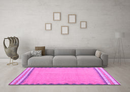 Machine Washable CON3076X Purple CON3076X Area Rugs in a Living Room, wshcon3076pur
