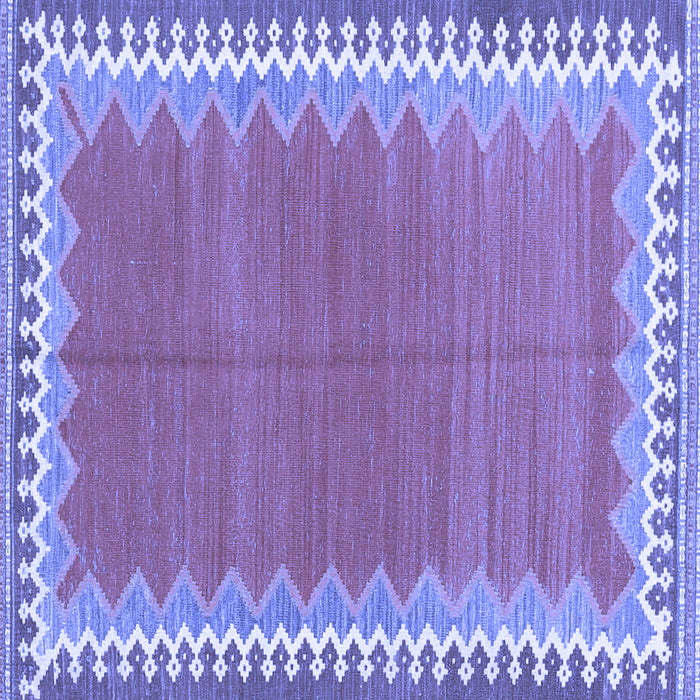 Square Machine Washable CON3077X Blue CON3077X Rug, wshcon3077blu