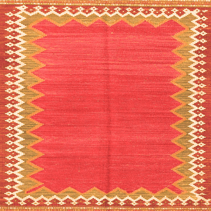 Round Machine Washable CON3077X Orange CON3077X Area Rugs, wshcon3077org