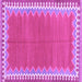 Square Machine Washable CON3077X Purple CON3077X Area Rugs, wshcon3077pur