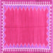 Square Machine Washable CON3077X Pink CON3077X Rug, wshcon3077pnk