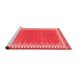 CON3077X Red Washable Rugs