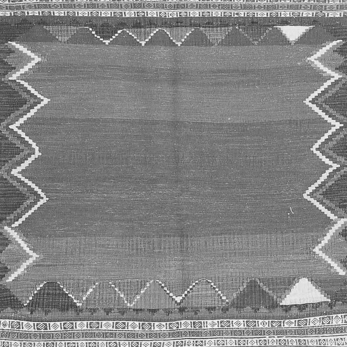 Round Machine Washable Oriental Gray Traditional Rug, wshcon3078gry