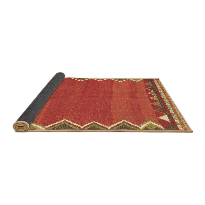 Sideview of Oriental Brown Traditional Rug, con3078brn