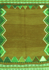 Oriental Green Traditional Rug, con3078grn