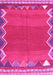 Machine Washable Oriental Pink Traditional Rug, wshcon3078pnk