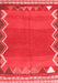 Oriental Red Traditional Area Rugs