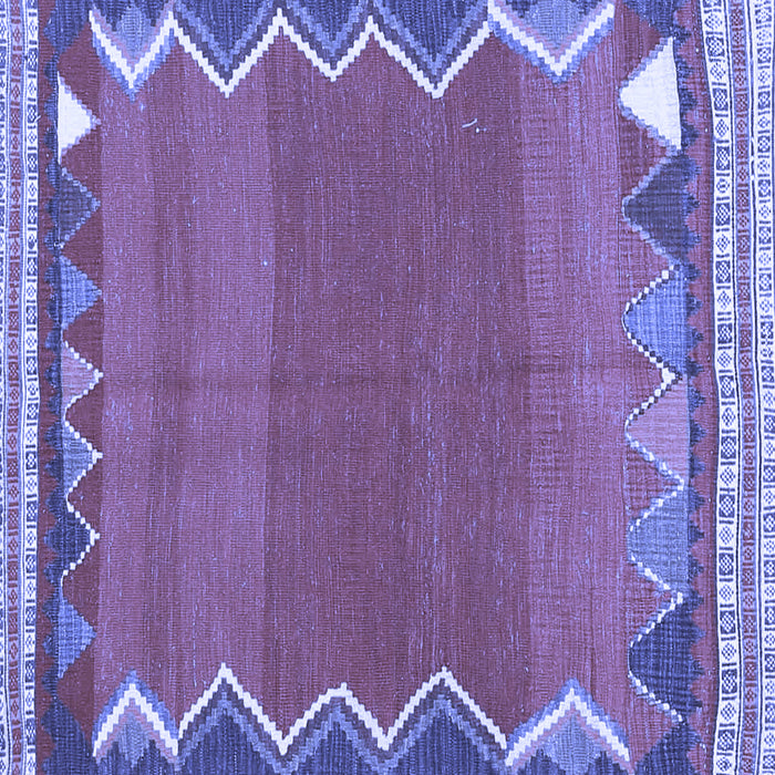 Square Machine Washable Oriental Blue Traditional Rug, wshcon3078blu