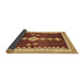 Sideview of Abstract Brown Contemporary Rug, con3079brn