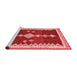 Contemporary Red Washable Rugs