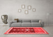 Contemporary Red Washable Rugs