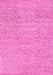 Machine Washable Abstract Pink Contemporary Rug, wshcon307pnk