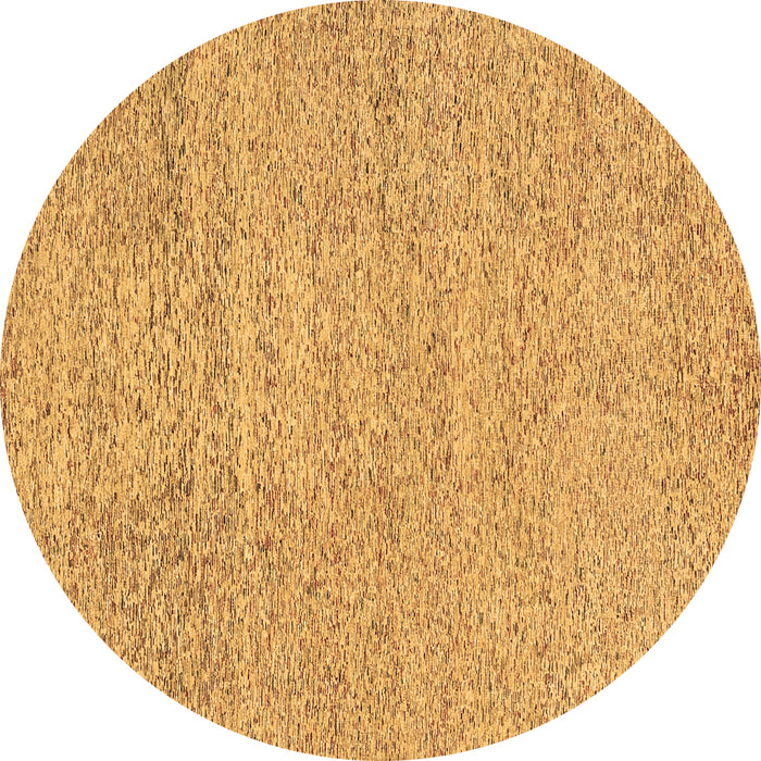 Round Abstract Brown Contemporary Rug, con307brn