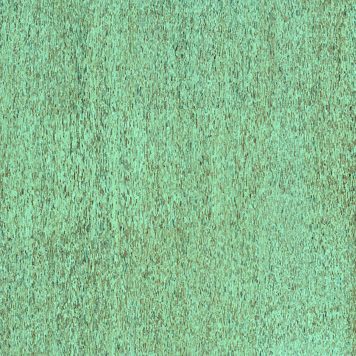 Square Machine Washable Abstract Turquoise Contemporary Area Rugs, wshcon307turq