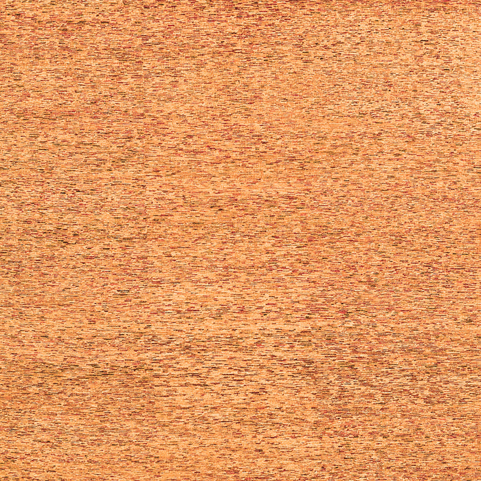 Round Machine Washable Abstract Orange Contemporary Area Rugs, wshcon307org