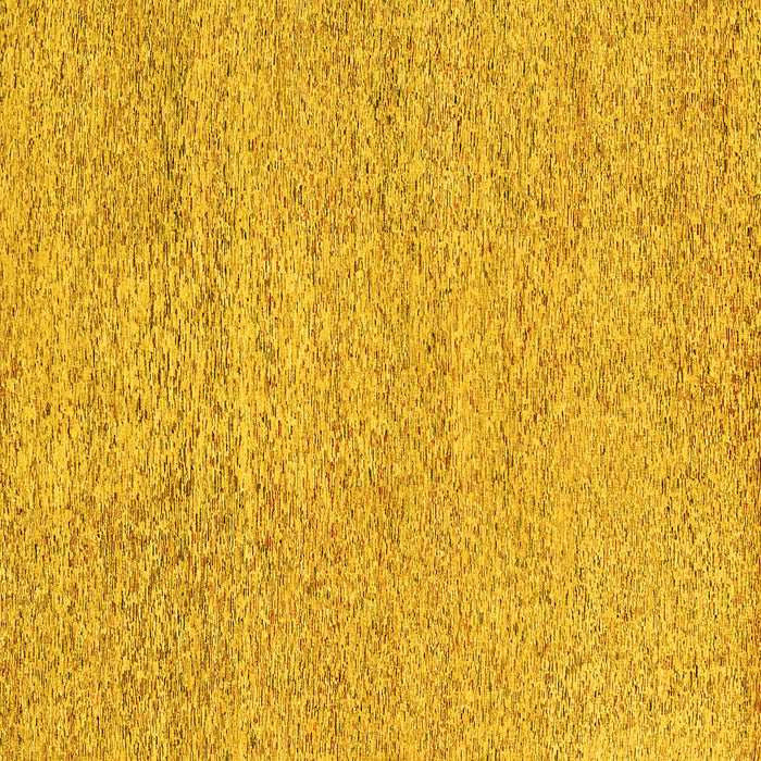 Square Machine Washable Abstract Yellow Contemporary Rug, wshcon307yw