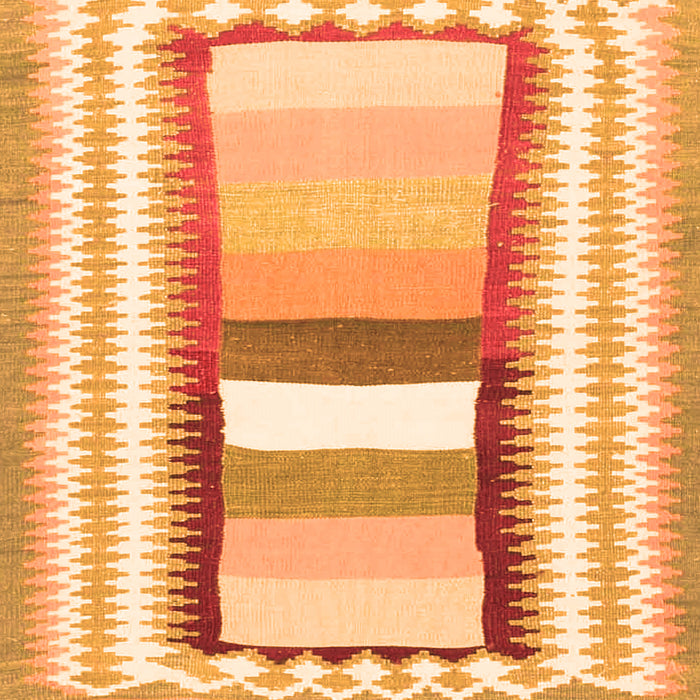 Abstract Orange Contemporary Rug, con3080org