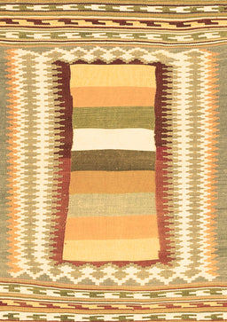 Abstract Brown Contemporary Rug, con3080brn