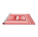 Contemporary Red Washable Rugs