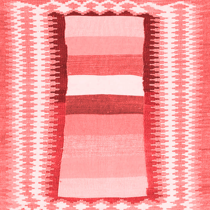 Abstract Red Contemporary Area Rugs