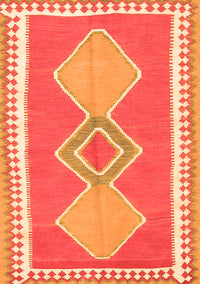 Oriental Orange Traditional Rug, con3081org