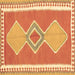 Square Oriental Brown Traditional Rug, con3081brn