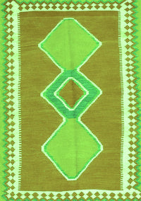 Oriental Green Traditional Rug, con3081grn