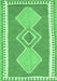 Machine Washable Oriental Emerald Green Traditional Area Rugs, wshcon3081emgrn