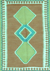 Oriental Turquoise Traditional Rug, con3081turq