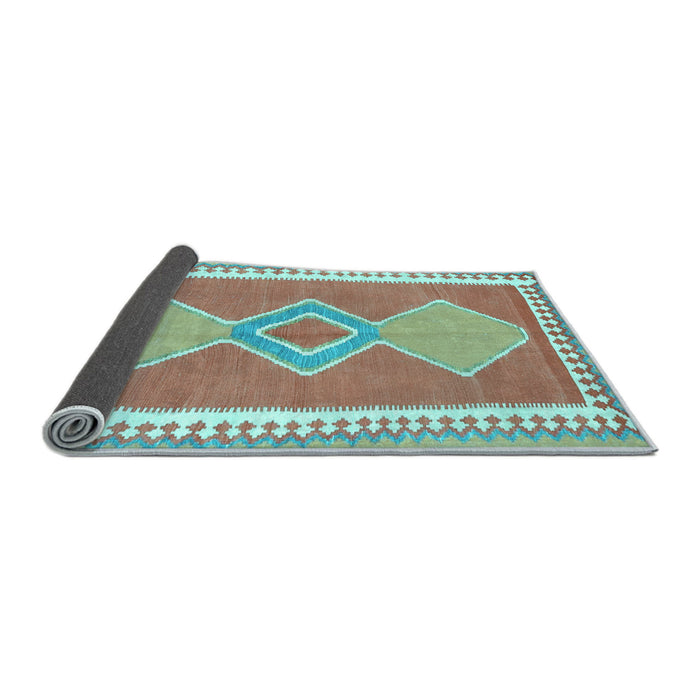 Sideview of Oriental Light Blue Traditional Rug, con3081lblu
