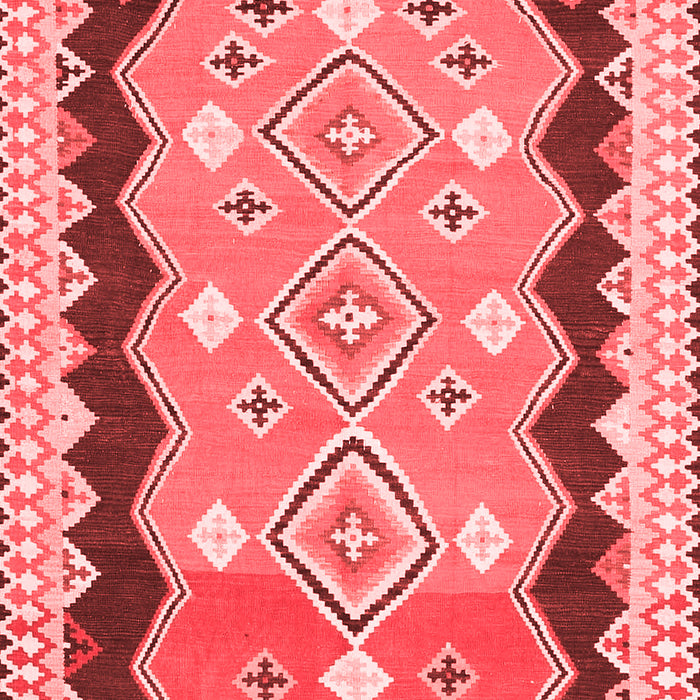 Machine Washable Oriental Red Traditional Rug, wshcon3082red