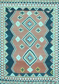 Oriental Light Blue Traditional Rug, con3082lblu