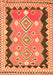 Oriental Orange Traditional Rug, con3082org