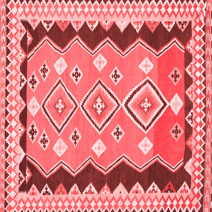 Machine Washable Oriental Red Traditional Rug, wshcon3082red