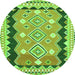 Machine Washable Oriental Green Traditional Area Rugs, wshcon3082grn