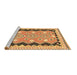 Sideview of Machine Washable Oriental Brown Traditional Rug, wshcon3082brn