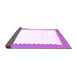 Sideview of Solid Purple Modern Rug, con3083pur