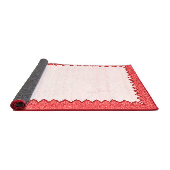 Solid Red Modern Area Rugs