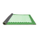 Sideview of Solid Emerald Green Modern Rug, con3083emgrn