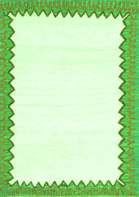 Solid Green Modern Rug, con3083grn