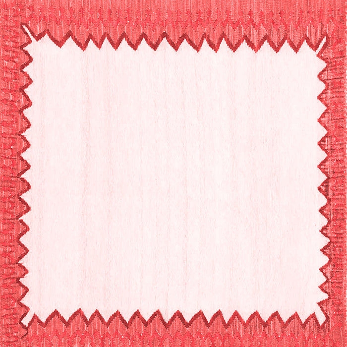 Machine Washable Solid Red Modern Rug, wshcon3083red